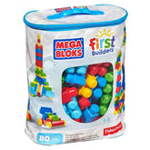 Mega Blocks First Builders Big Building Bag 80 Pcs
